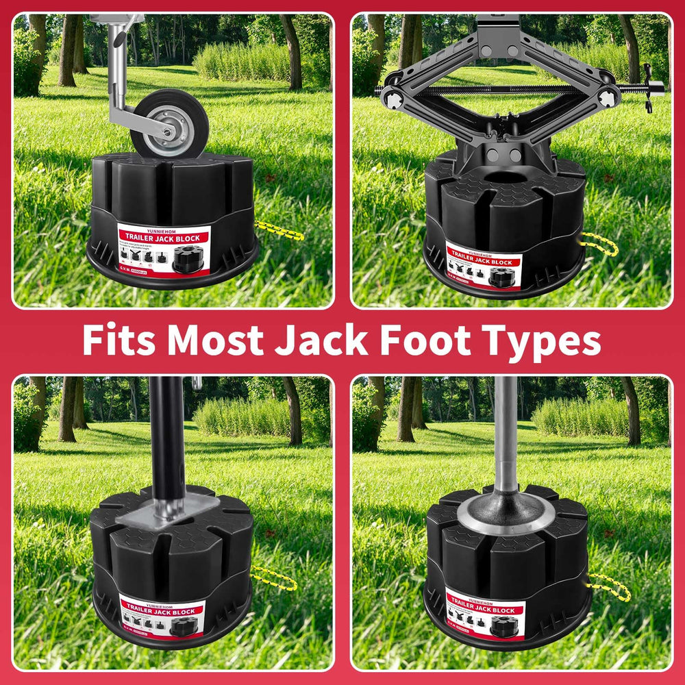 YUNNIEHOM 11.5-inch base provides solid support on grass or asphalt.