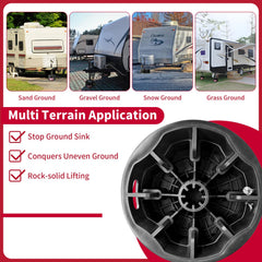 YUNNIEHOM block’s built-in carry hole simplifies transport and storage.
