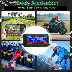 Compact Yunsailing energy monitor for solar, RC, and portable projects.
