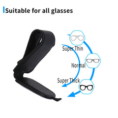 Yuoyar universal-fit clip fits most eyeglasses and sunglasses