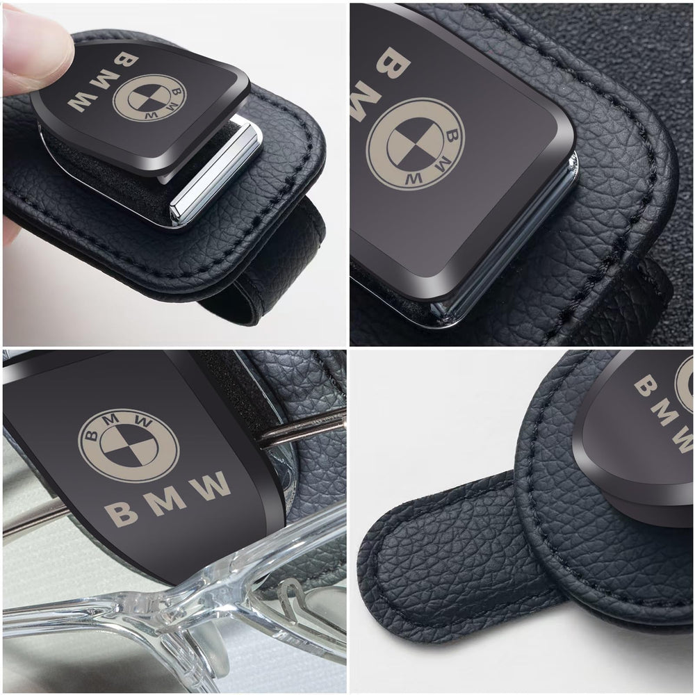 YUIQIEUY leather holder with sponge cushion protects lenses during travel.