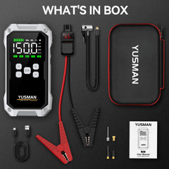 YUSMAN jumpstarter EVA storage case for organized portability