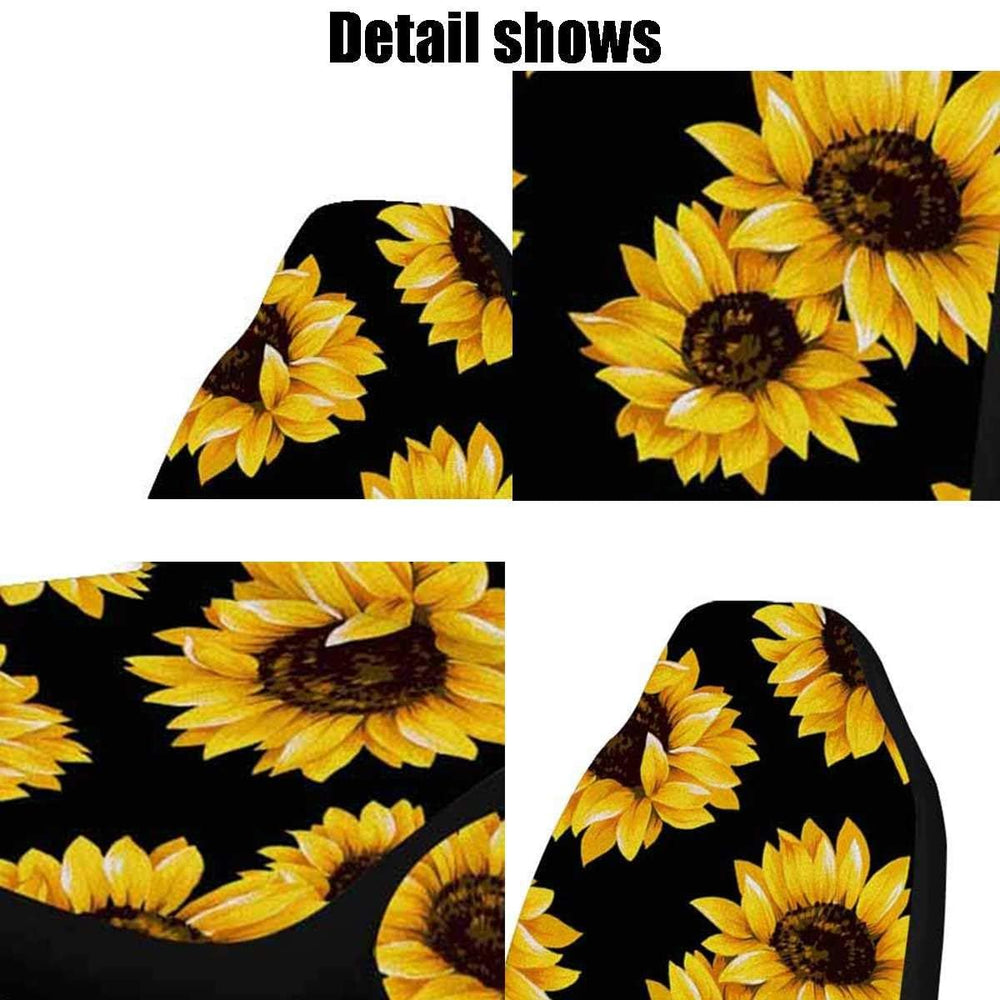 Yuudar Sunflower front seat design adding vibrant interior accent.