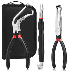 YUWEIC 60-degree angled-head pliers for precise disconnects in tight spaces.