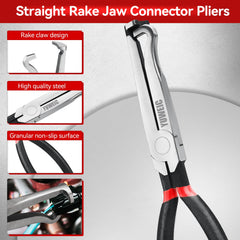 YUWEIC ergonomic grip disconnect pliers reduce hand fatigue during maintenance.