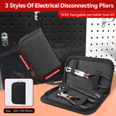 YUWEIC straight-nose pliers designed for direct pulls with minimal effort.