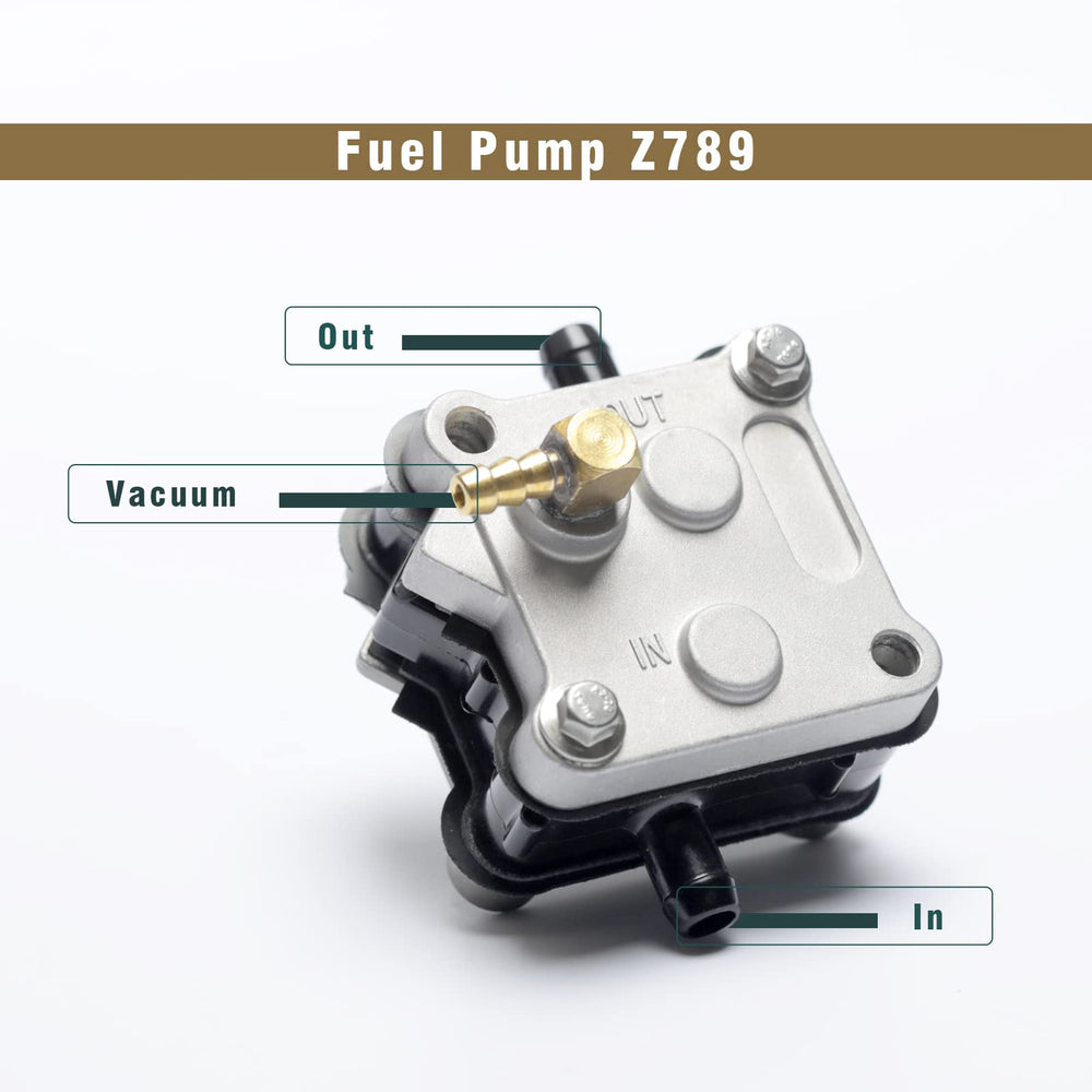 YUXIVCNE fuel pump ports with Z789 fixed vacuum tube alignment detail