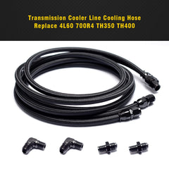 YUXIVCNE nylon outer with stainless braid for protected hose routing.