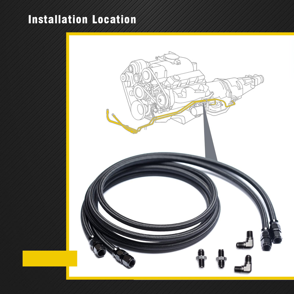YUXIVCNE straight-head end fittings simplify installation alignment.