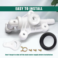 YUXIVCNE toilet flange seal 02125 blocks leaks and odors