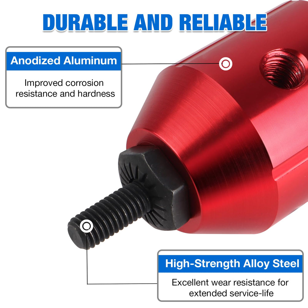 YUZES wrench included for precise adjustments during riveting