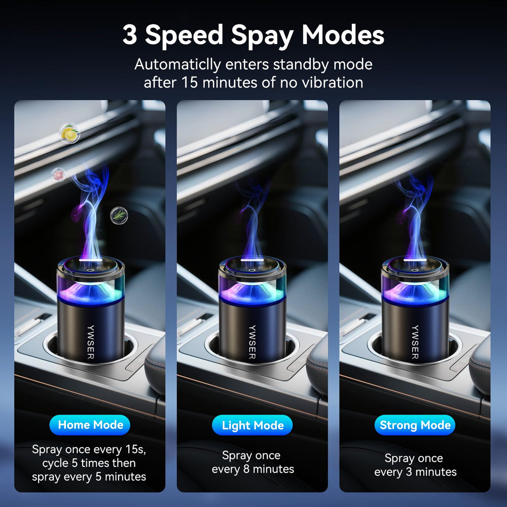 YWSER nano mist technology distributes fragrance evenly