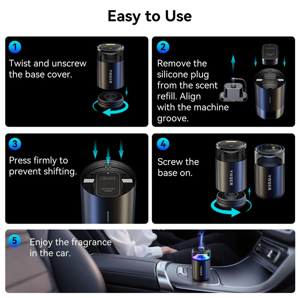 YWSER rechargeable battery supports up to 30 days of use
