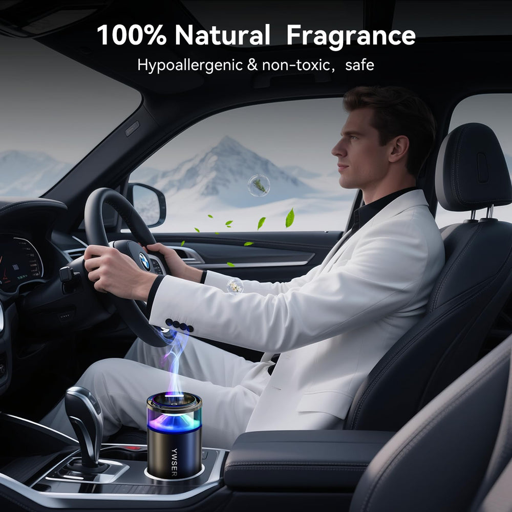 YWSER Snow Mountain design enhances car interior aesthetics