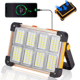 YXQUA front view of work light showing bright LEDs and compact build, easy high-output lighting