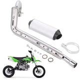 YYCKE 28mm exhaust muffler enhances sound and style on compatible dirt bikes.