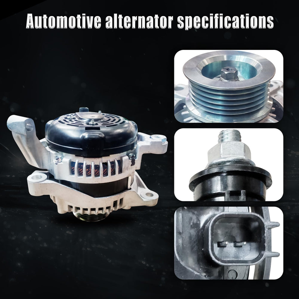YYHHZZ alternator in engine compartment showcasing easy installation options.