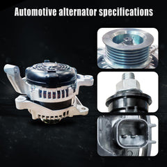 YYHHZZ alternator in engine compartment showcasing easy installation options.