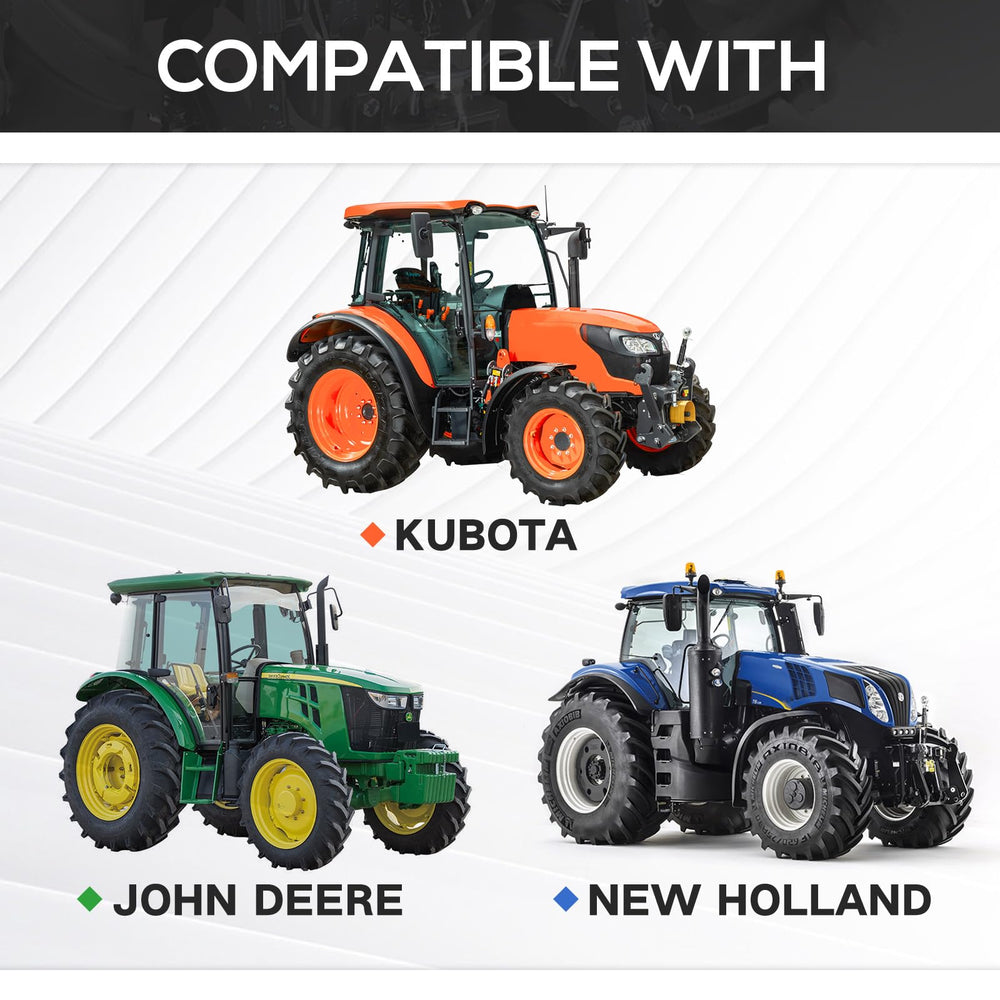 YZONA 3-point tractor hitch in use with compatible implement.
