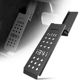 YZONA steel driver left pedal on Jeep Wrangler JL provides secure foot rest for enhanced driving comfort.