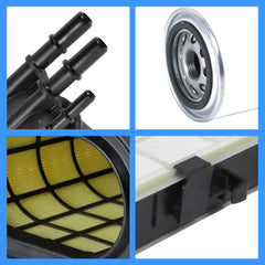 YZQPNB fuel line clips secure connections for reliable filter assembly.
