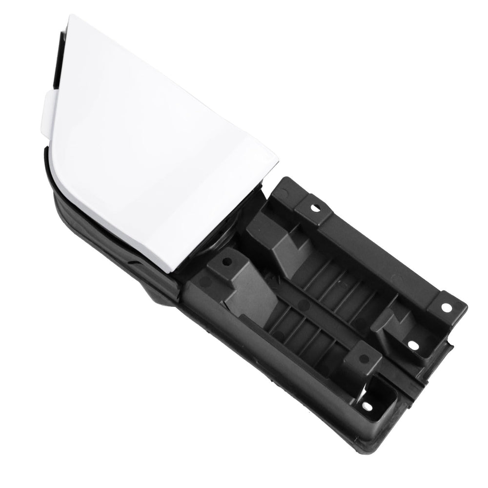 YZQPNB fuel filler door pocket hinge with white cover protects the filler cap.
