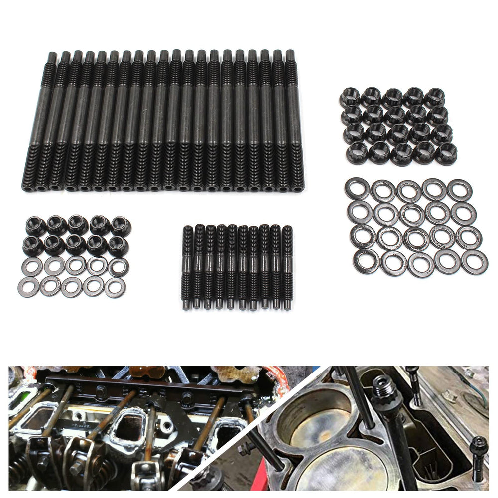 YZQPNB head stud kit installation view highlights precise fit and straightforward installation.