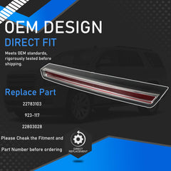 YzusGomumu Cadillac Escalade Escalade ESV 3rd brake light provides bright center visibility.