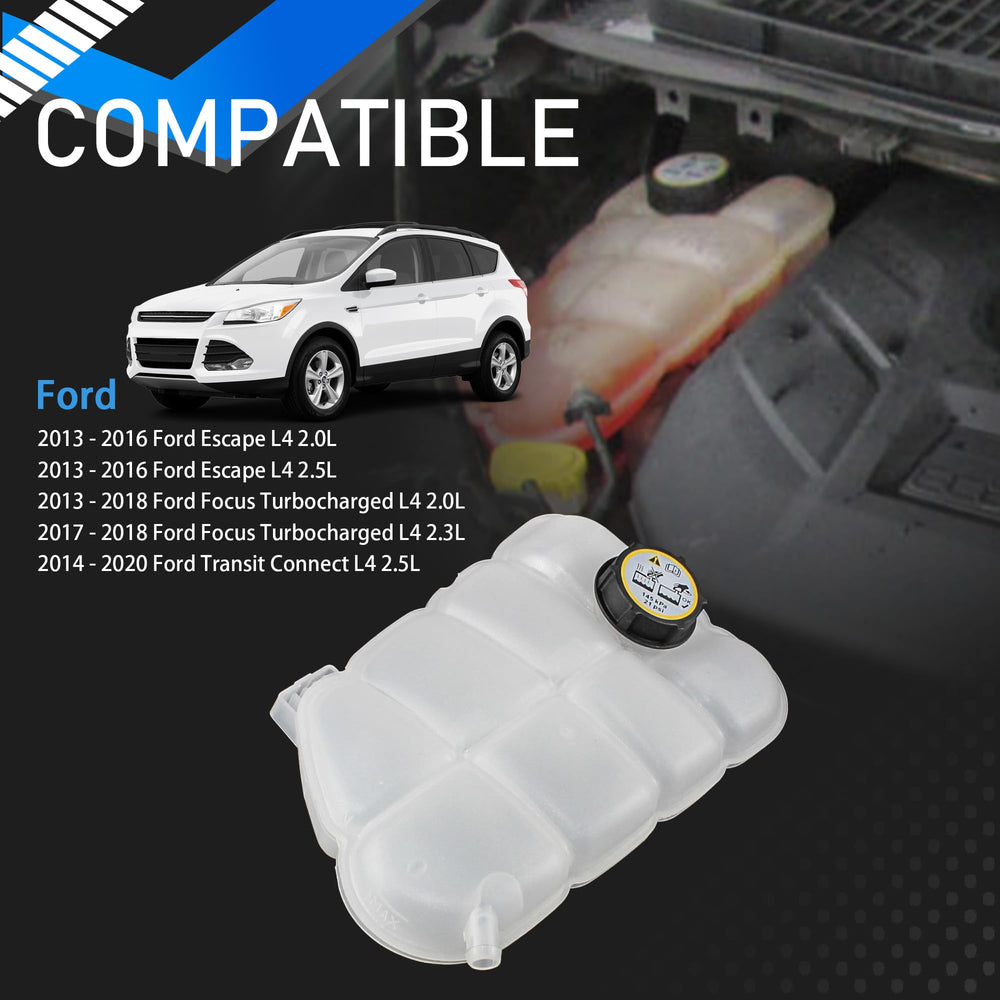 Close-up of YzusGomumu coolant reservoir cap showing sturdy seal and high-quality plastic.