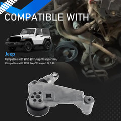 YzusGomumu drive belt kit with tensioner and pulley for Jeep fit