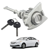 YzusGomumu driver-left-door-lock-cylinder assembly with two keys for quick replacement.
