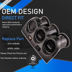YzusGomumu vent side angle, showcasing multi-directional blades for targeted cooling.