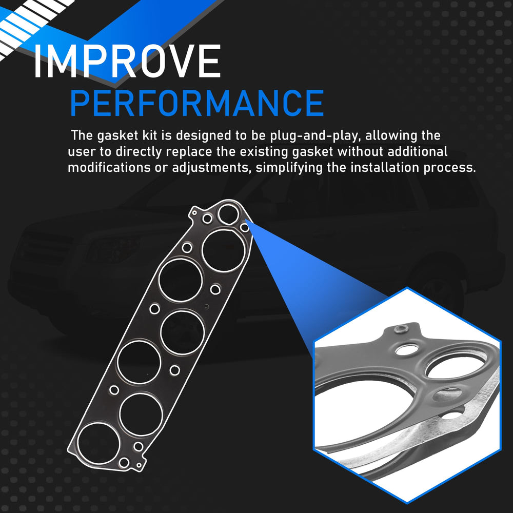 YzusGomumu gasket installed on Acura MDX 3.5L illustrates seamless compatibility and fit.