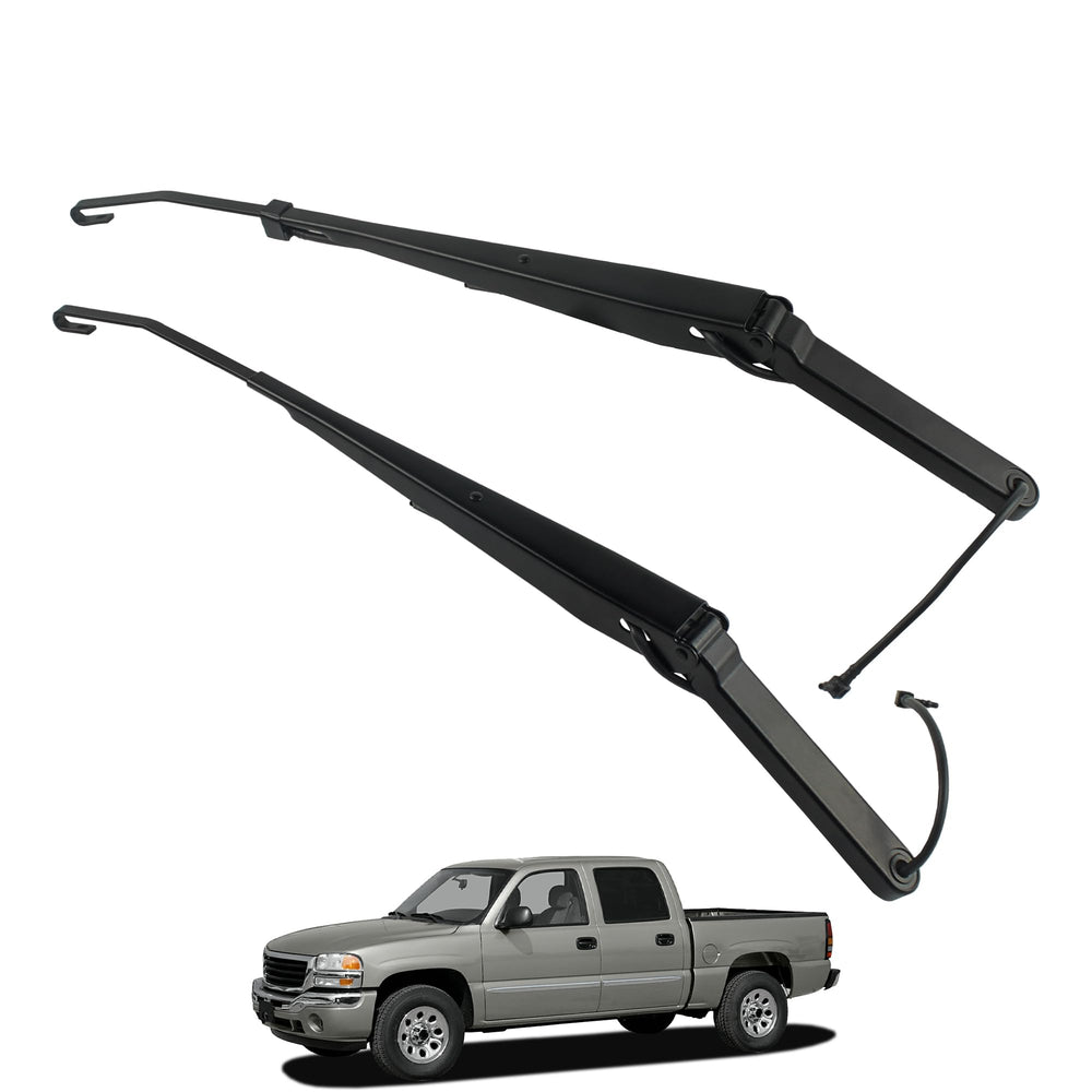 YzusGomumu front wiper arm pair view for safe driving in rain