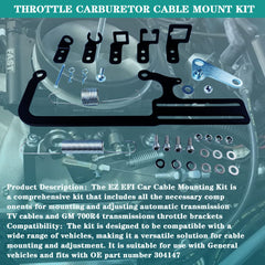 YzusGomumu GM 700R4 throttle bracket demonstrates precise alignment for smooth transmission operation.