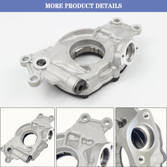 High-volume oil pump operation image showing improved oil flow