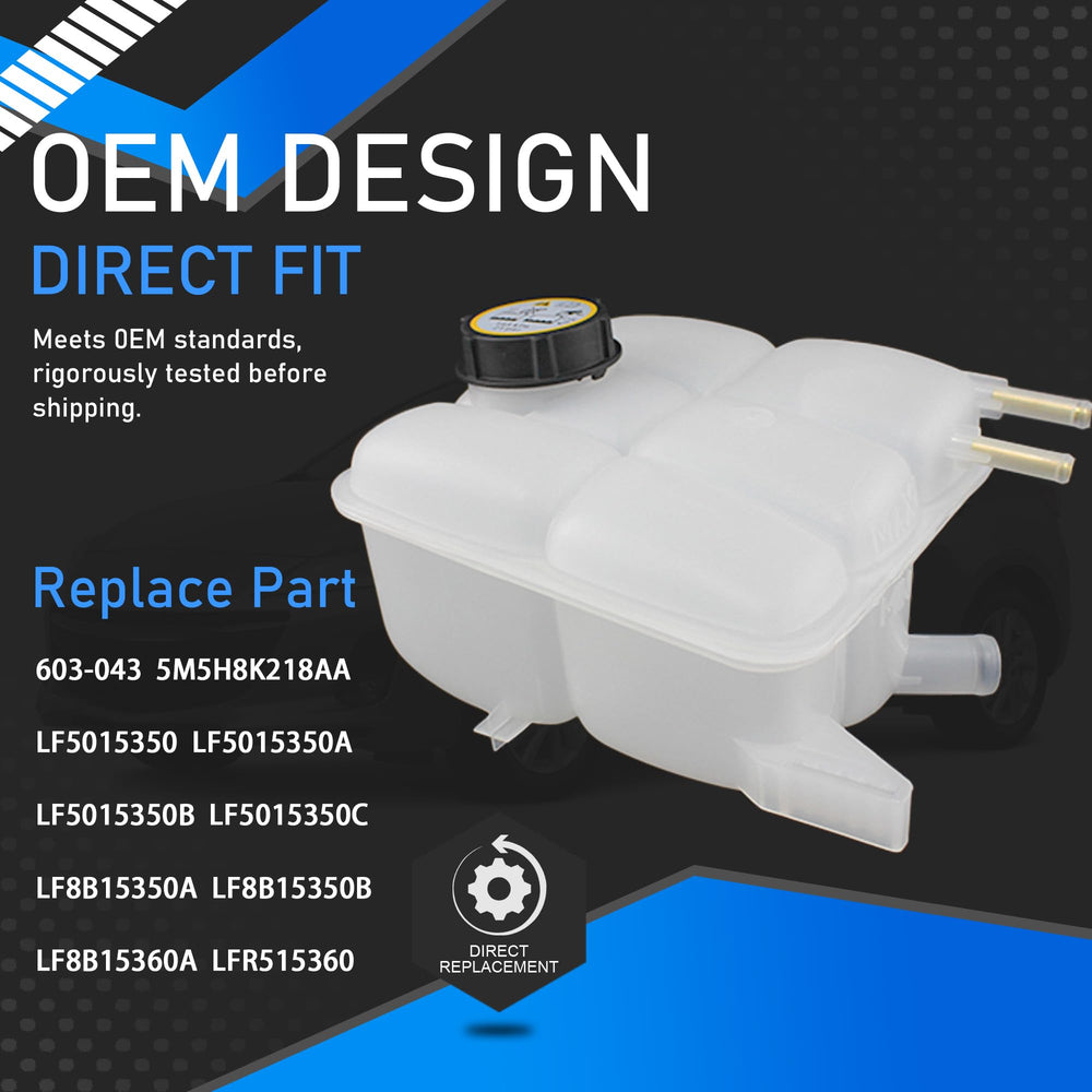 YzusGomumu Mazda 3 compatible reservoir ensures reliable overflow storage and easy top-up.