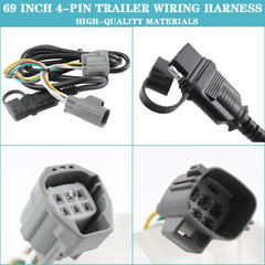 YzusGomumu 67 inch harness supports safe, visible trailer lighting on the road