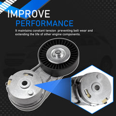 YzusGomumu Serpentine belt tensioner kit assembly guide aids DIY installation