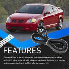 YzusGomumu Serpentine belt tensioner kit bearing detail emphasizes wear-resistant components