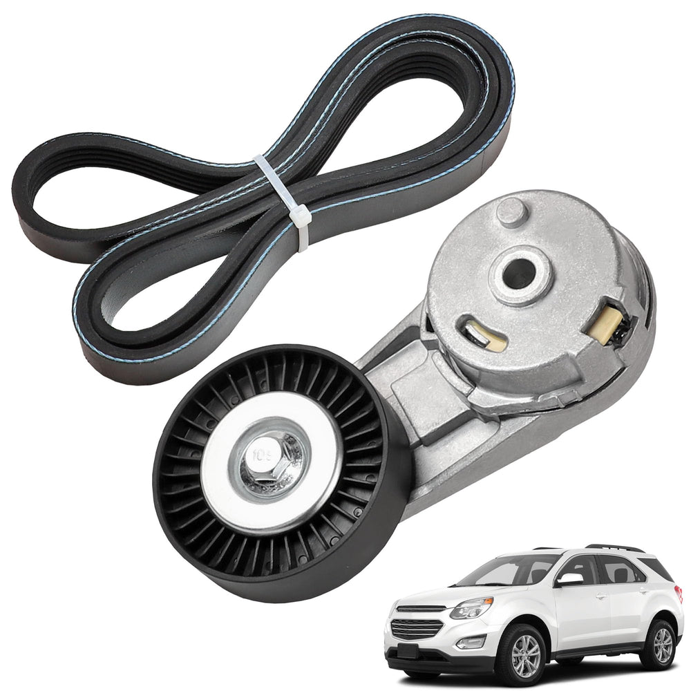 YzusGomumu Serpentine belt tensioner kit front view shows sturdy construction for proper belt tension