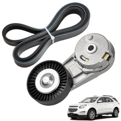 YzusGomumu Serpentine belt tensioner kit front view shows sturdy construction for proper belt tension