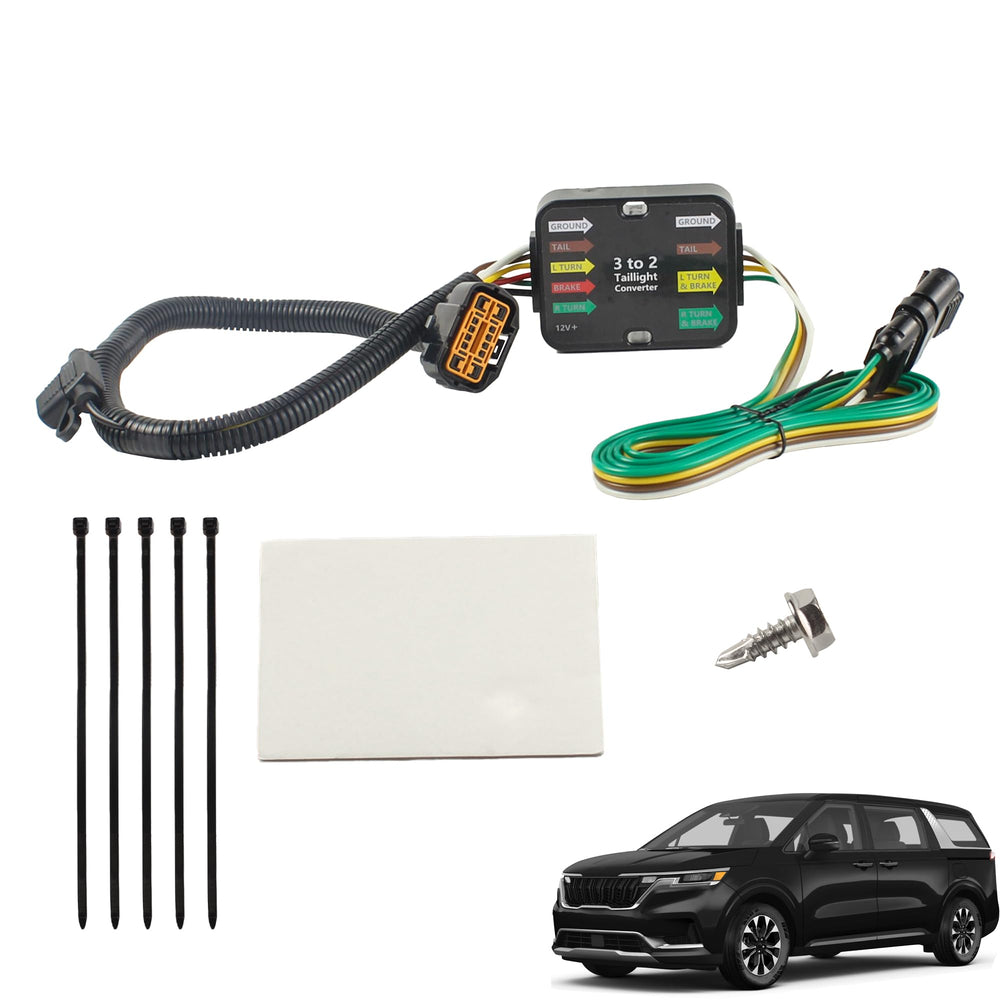 YzusGomumu trailer wiring harness connectors enable quick plug-and-play installation.