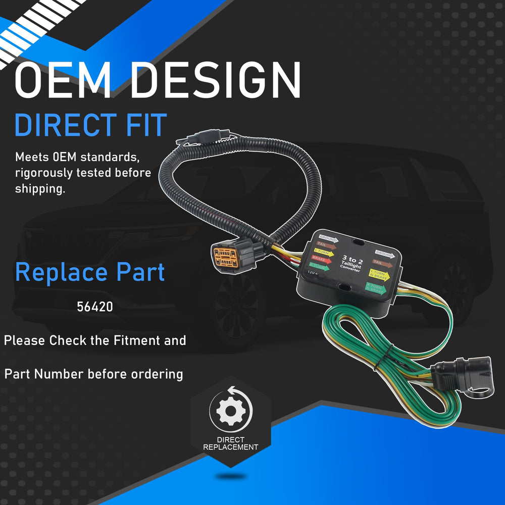 YzusGomumu installation view demonstrates tool-free, straightforward wiring for faster trailer setup.