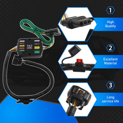 YzusGomumu plug-and-play design saves time during trailer wiring installation.