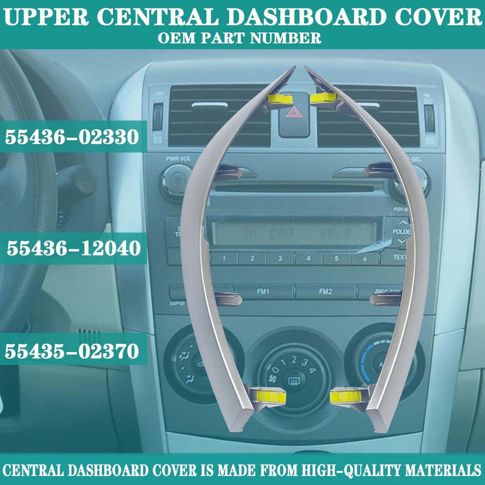 YzusGomumu right upper dashboard cover for Corolla guards against wear and fading