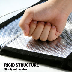 YZZWATW windshield sun shade with soft backing protects dash from scratches