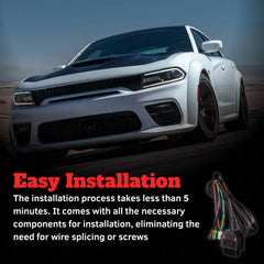 Z Automotive Double Bypass installation tools included for a fast, tool-free setup.