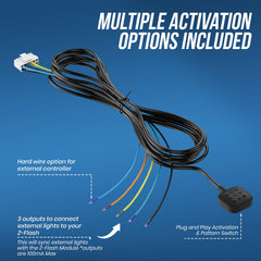Z-Flash LCM no external power required for easy, clutter-free installation.