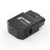 Z-Flash flasher module front view showing plug-and-play OBD-II